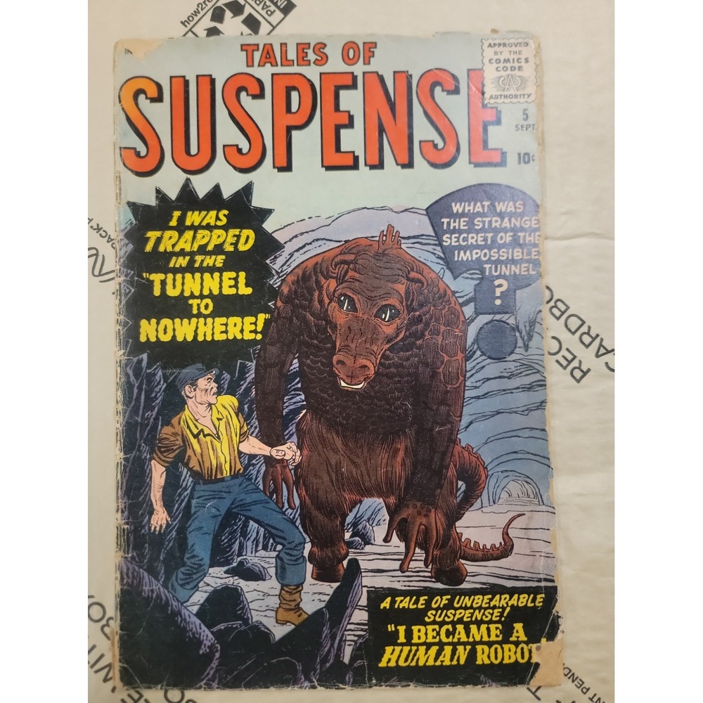 Tales of Suspense #5 (1959) Jack Kirby & Steve Ditko Atlas/Marvel PICS!